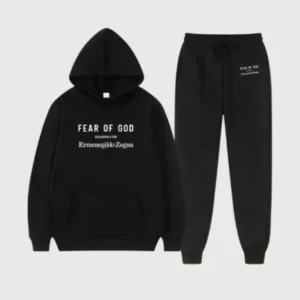 Essentials Fear Of God Emenegildo Zegna Tracksuit Black