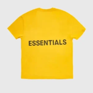 Fear of God Essentials Boxy Graphic T-Shirt Yellow