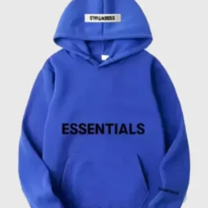 Fear of God Essentials Hoodie Blue