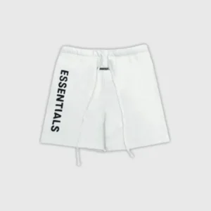 Fear of God Essentials Logo Shorts White