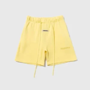 Fear of God Essentials Logo Shorts Yellow